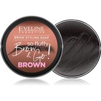 Eveline Cosmetics Brow & Go! styling soap for eyebrows shade Brown 25 g