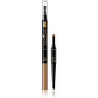 Eveline Cosmetics Brow Styler precise eyebrow pencil 3-in-1 shade 01 Medium Brown 1,2 g