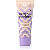 Eveline Cosmetics Better than Perfect high cover foundation with moisturising effect shade 2.5 Almond Beige Warm 30 ml