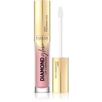 Eveline Cosmetics Diamond Glow shimmering lip gloss with hyaluronic acid shade 08 Honey Glam 4,5 ml