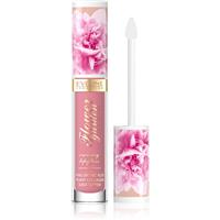 Eveline Cosmetics Flower Garden creamy lip gloss with hyaluronic acid shade 01 Delicate Rose 4,5 ml