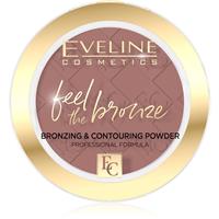 Eveline Cosmetics Feel The Bronze bronzing and contouring powder shade 02 Chocolate Cake 4 g