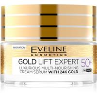 Eveline Cosmetics Gold Lift Expert anti-wrinkle day and night cream 50+ 50 ml