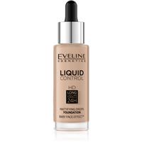 Eveline Cosmetics Liquid Control liquid foundation with pipette shade 035 Natural Beige 32 ml
