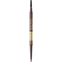 Eveline Cosmetics Micro Precise waterproof brow pencil with 2-in-1 brush shade 03 Dark Brown 4 g