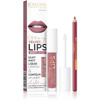 Eveline Cosmetics OH! my LIPS Velvet lip set 13 Brownie Biscotti 1 pc