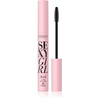Eveline Cosmetics Sexy Girl lash primer with nourishing effect 2-in-1 Black 10 ml