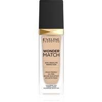Eveline Cosmetics Wonder Match long-lasting liquid foundation with hyaluronic acid shade 10 Light Vanilla 30 ml