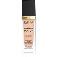Eveline Cosmetics Wonder Match long-lasting liquid foundation with hyaluronic acid shade 16 Light Beige 30 ml