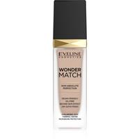 Eveline Cosmetics Wonder Match long-lasting liquid foundation with hyaluronic acid shade 35 Sunny Beige 30 ml