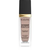 Eveline Cosmetics Wonder Match long-lasting liquid foundation with hyaluronic acid shade 45 Honey 30 ml