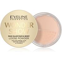 Eveline Cosmetics Wonder Show brightening loose powder for face and body Maxi Glam 6 g