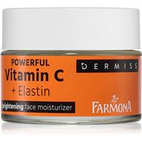Farmona Dermiss Powerful Vitamin C + Elastin face cream for radiance and hydration 50 ml