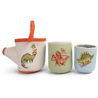 FILIBABBA Neoprene Bath Toys Dino Activity Cups bath toy 6m+ 3 pc