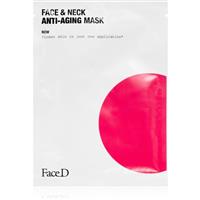 Face D Face & Neck sheet mask with anti-ageing effect 25 ml