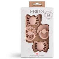 FRIGG Baby's First Pacifier£ Floral heart dummy Blush