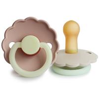 FRIGG Daisy Size 2:6-18 months dummy Blush night/Cream night 2 pc