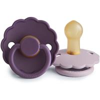 FRIGG Daisy Size 1:0-6 months dummy Violet Dream/Soft Lilac 2 pc