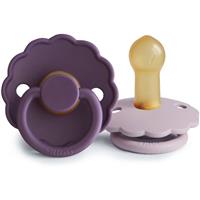 FRIGG Daisy Size 2:6-18 months dummy Violet Dream/Soft Lilac 2 pc
