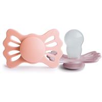FRIGG Lucky Size 2:6-18 months dummy Pretty in Peach/Primrose 2 pc