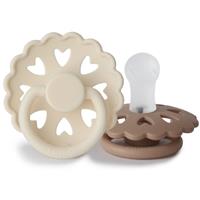 FRIGG Fairytale Round Silicone 2-Pack Size 1 dummy The Ugly Duckling/The Emperors New Clothes 2 pc