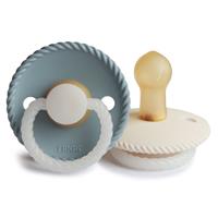 FRIGG Rope Night Size 1:0-6 months dummy Stone Blue Night/Cream Night 2 pc