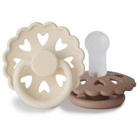 FRIGG Fairytale Round Silicone 2-Pack Size 2 dummy The Ugly Duckling/The Emperors New Clothes 2 pc