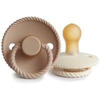 FRIGG Rope Size 1:0-6 months dummy Cream/Croissant 2 pc