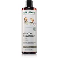 Folk & Flora Birch Tar nourishing shower gel 400 ml