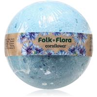 Folk & Flora Cornflower bath bomb 130 g