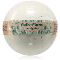Folk & Flora Eucalyptus bath bomb with soothing effect 130 g