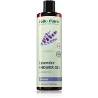 Folk & Flora Lavender relaxing shower gel 400 ml