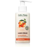 Folk & Flora Sea Buckthorn protective hand cream with nourishing effect 150 ml