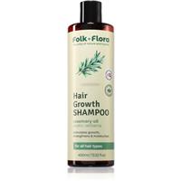 Folk & Flora Verbena moisturising shampoo to support hair growth 400 ml