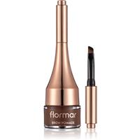 flormar Brow Pomade eyebrow pomade with brush shade 02 Light Brown 2,2 g