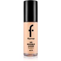 flormar HD Invisible Cover Foundation light illuminating foundation SPF 30 shade 040 Light Ivory 30 ml