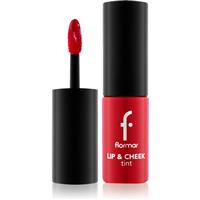 flormar Lip & Cheek Tint liquid blusher for lips and cheeks shade 001 Scarlet Ruby 6.7 ml