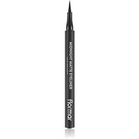 flormar Midnight Matte Eyeliner eyeliner with felt tip with matt effect shade 01 Black 1,2 ml