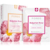 FOREO Farm to Face Sheet Mask Bulgarian Rose moisturising face sheet mask 3x20 ml