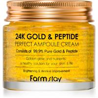 Farmstay 24K Gold & Peptide Perfect Ampoule Cream moisturising cream with anti-ageing effect 80 ml