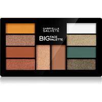 Gabriella Salvete Big Face eyeshadow palette with a highlighter with bronzer 01 12 g