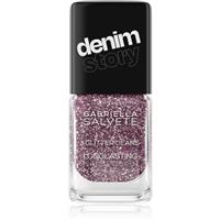 Gabriella Salvete Denim Story long-lasting nail polish shade 01 Glitter Jeans 11 ml