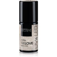 Gabriella Salvete GeLove gel nail polish for UV/LED hardening 3-in-1 shade 31 Sparkle 8 ml