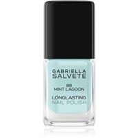 Gabriella Salvete Longlasting Enamel long-lasting nail polish with high gloss effect shade 88 Mint Lagoon 11 ml