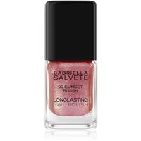 Gabriella Salvete Longlasting Enamel long-lasting nail polish with pearl shine shade 90 Sunset Blush 11 ml