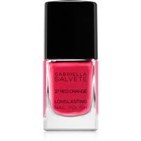 Gabriella Salvete Longlasting Enamel long-lasting nail polish with high gloss effect shade 27 Red Orange 11 ml