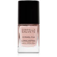 Gabriella Salvete Longlasting Enamel long-lasting nail polish with pearl shine shade 51 Pearl Pink 11 ml