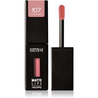 Gabriella Salvete Matte Lips long-lasting liquid lipstick with matt effect shade 107 Nude Souffle 4,5 ml