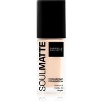 Gabriella Salvete SoulMatte Hyaluronic Foundation long-lasting foundation with matt effect shade 02C Ivory Cold 30 ml