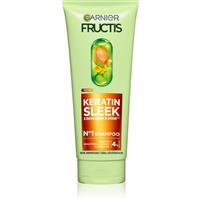 Garnier Fructis Keratin Sleek shampoo for dry and brittle hair 200 ml